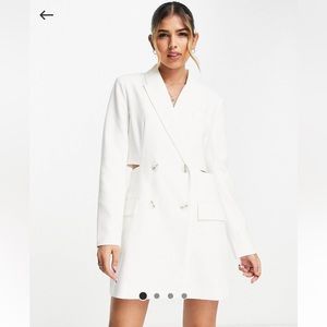 White blazer stradivarius Clearance
